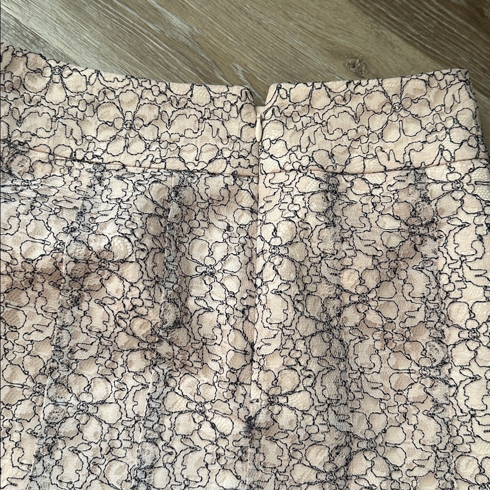 KELLY BLUE A-Line Skirt with Tie Waist SIZE 2 WOMEN'S SMALL Lined Belted Lace - Picture 5 of 15